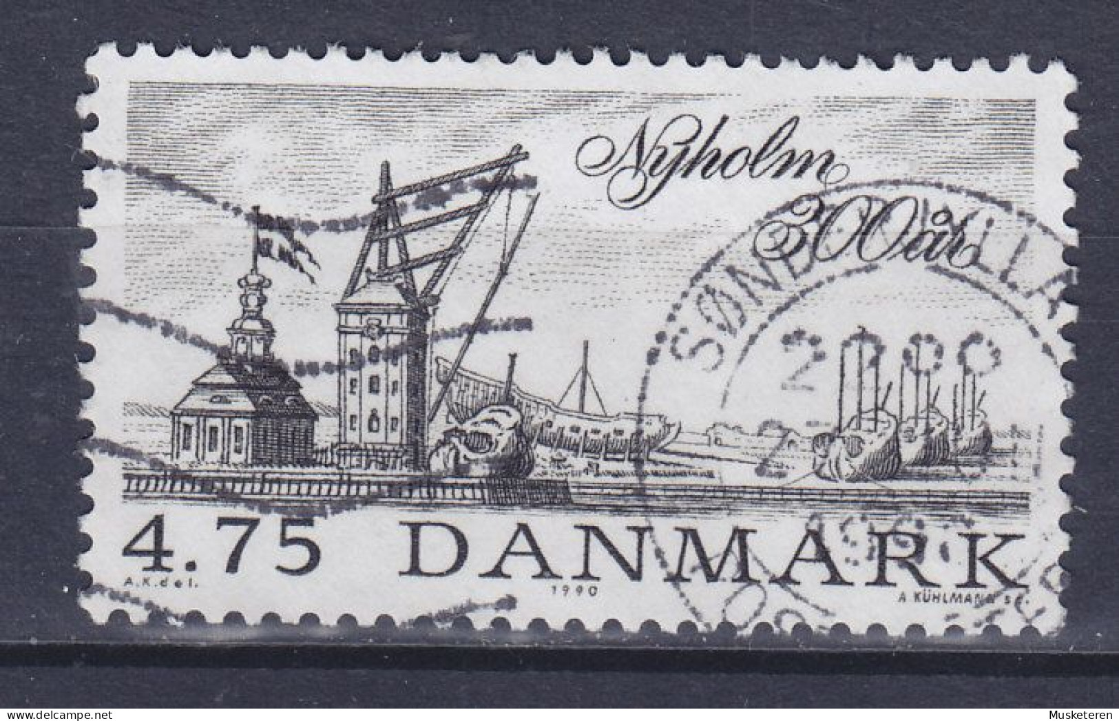 Denmark 1990 Mi. 976, 4.75 Kr Nyholm Hafen Harbour Port - Gebraucht