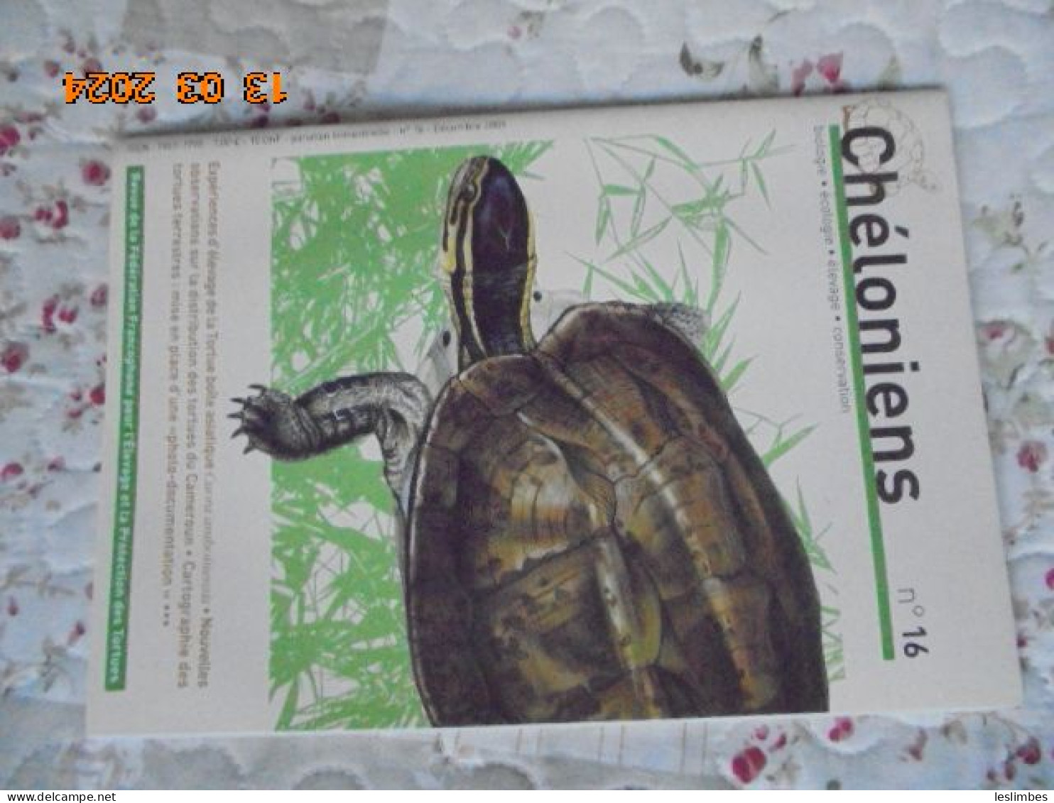 Cheloniens :  Revue De La Federation Francophone Pour L'Elevage Et La Protection Des Tortues (Decembre 2009) No. 16 - Animals