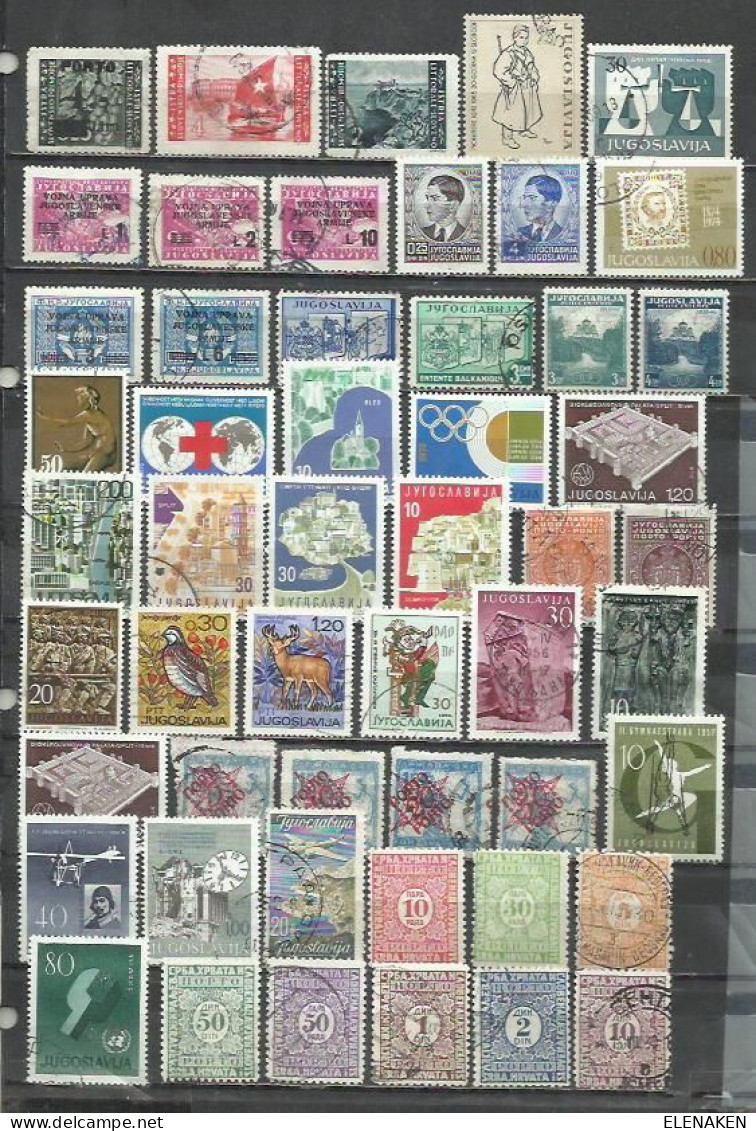 R442-LOTE SELLOS YUGOSLAVIA JUGOSLAVIA SIN TASAR,BONITOS,INTERESANTES,ANTIGUOS Y MODERNOS. - Collections, Lots & Séries