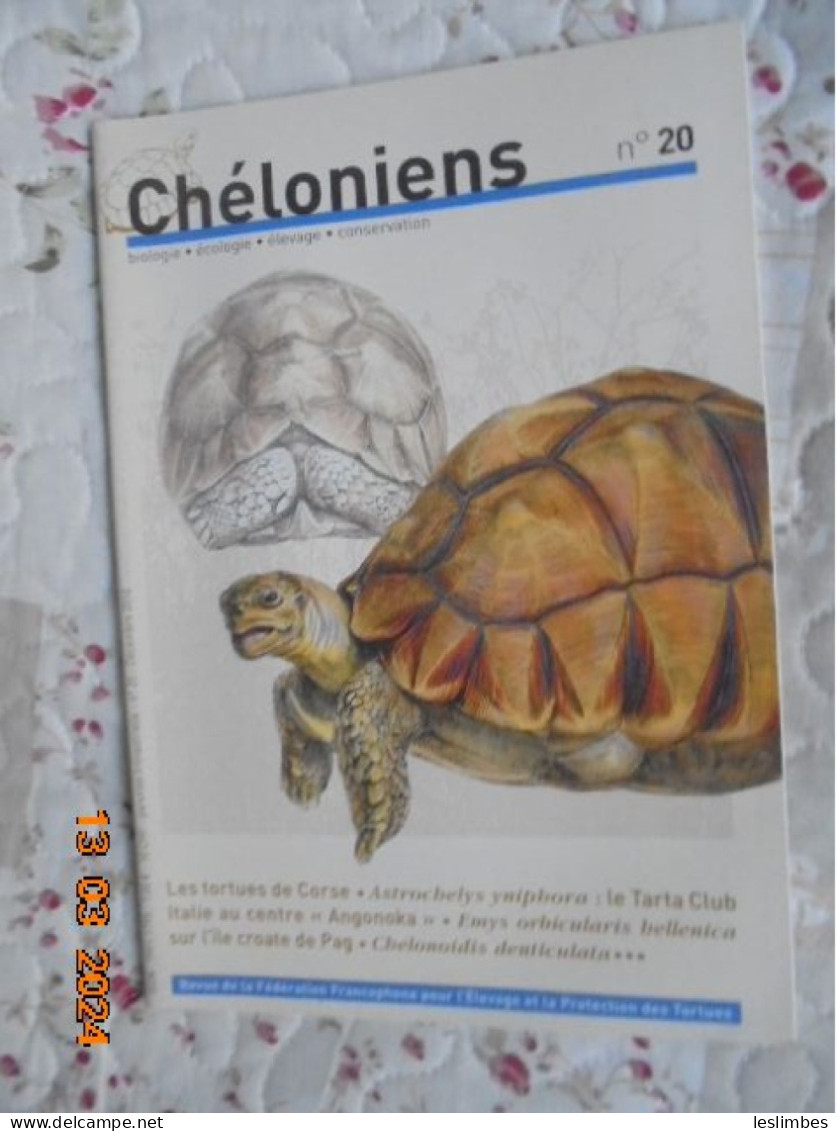 Cheloniens :  Revue De La Federation Francophone Pour L'Elevage Et La Protection Des Tortues (Decembre 2010) No. 20 - Tierwelt