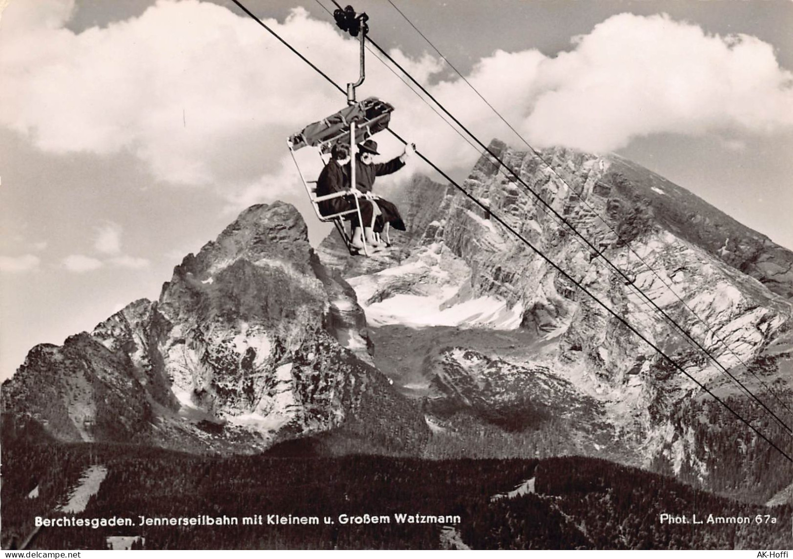 Berchtesgaden. Jennerseilbahn Mit Kleinem U. Großem Watzmann - Funiculaires