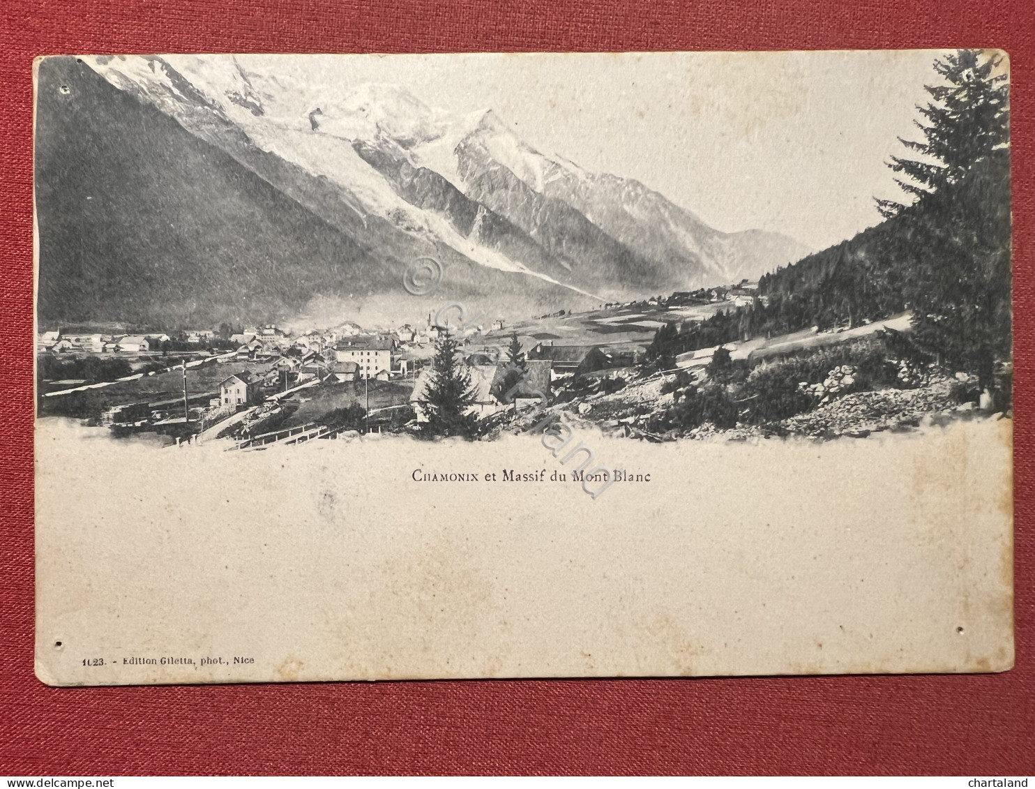 Cartolina - Chamonix Et Massif Du Mont Blanc - 1900 Ca. - Non Classificati