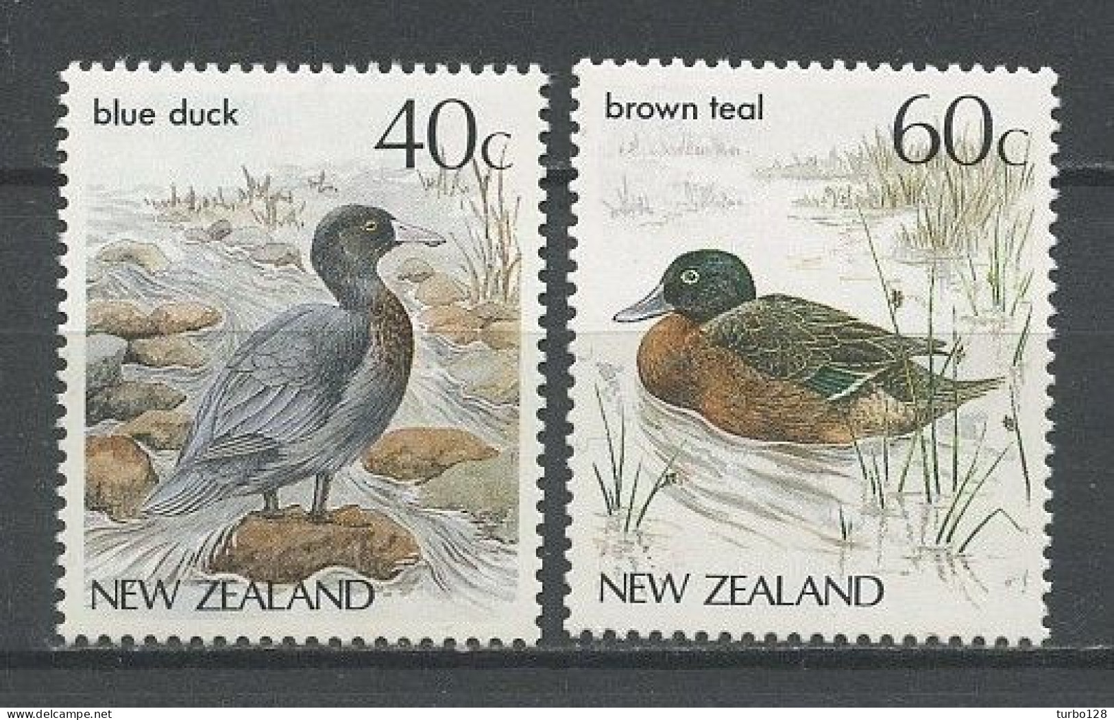 Nlle Zélande 1987 N° 948/949 ** Neufs MNH Superbes  C 4 € Faune Oiseaux Birds Fauna Animaux  Canards - Nuovi