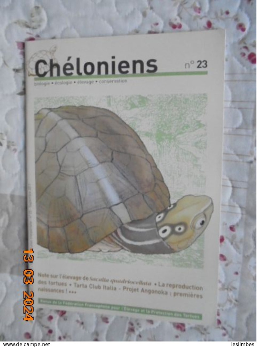 Cheloniens :  Revue De La Federation Francophone Pour L'Elevage Et La Protection Des Tortues (Septembre 2011) No. 23 - Animals