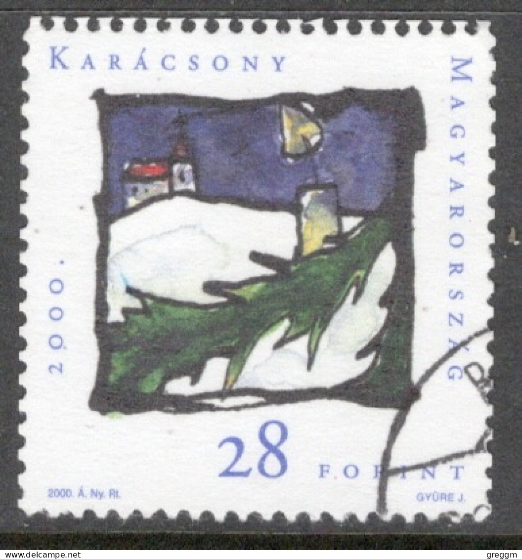 Hungary 2000 Single Stamp Showing Christmas In Fine Used - Gebruikt