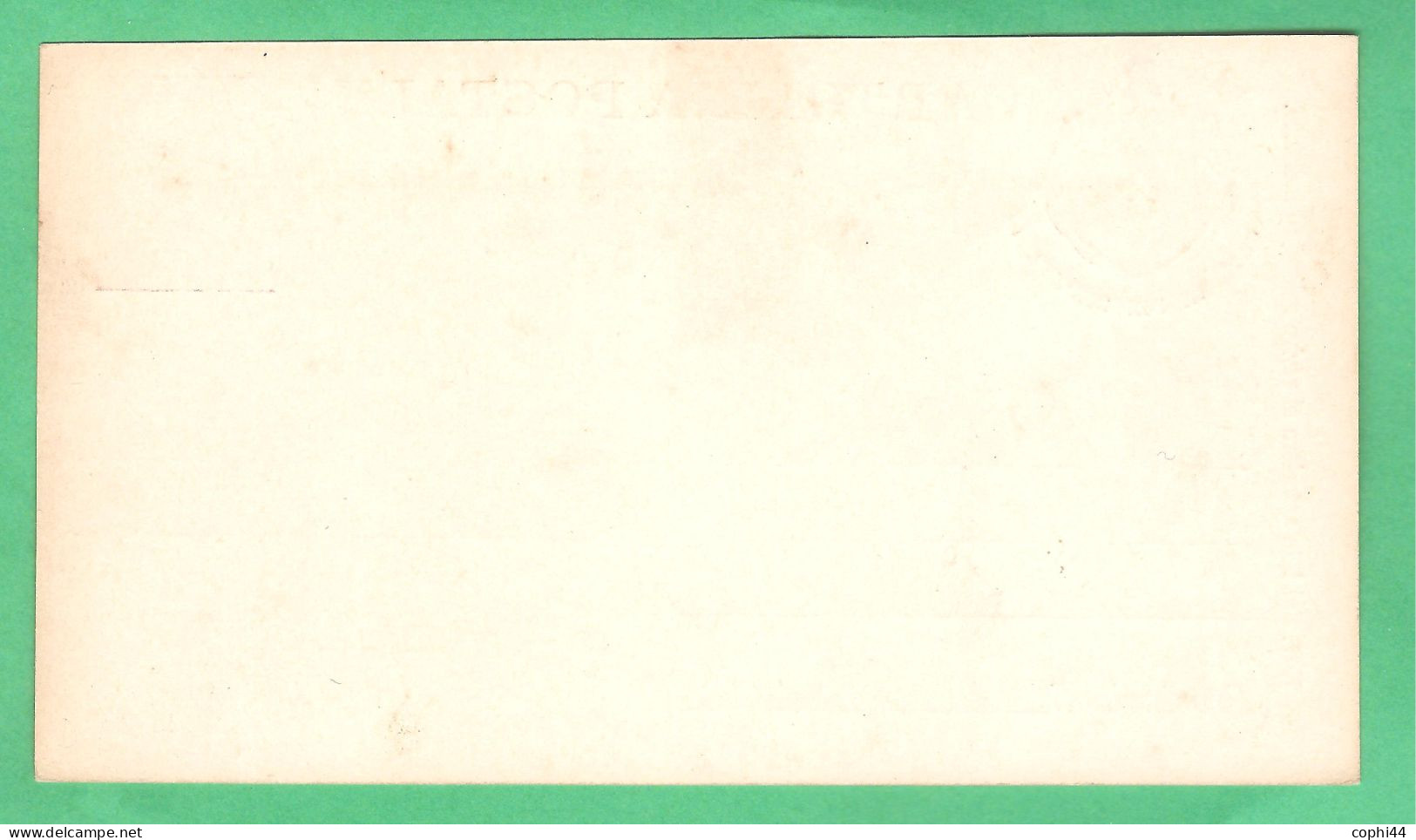REGNO D'ITALIA 1891 CARTOLINA POSTALE PER DEPUTATI UMBERTO I MIL. 91 STEMMA CON BANDIERE (FILAGRANO S4) NUOVA - Stamped Stationery