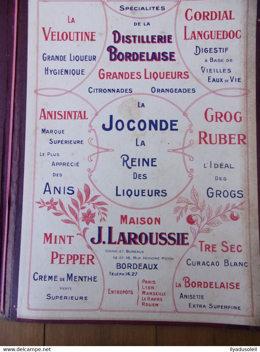 Le Mandarinier Liqueur Stimulante A Base De Mandarines J.laroussie Bordeaux Porte-menu Orientaliste 32 X 43 Cm - Affiches