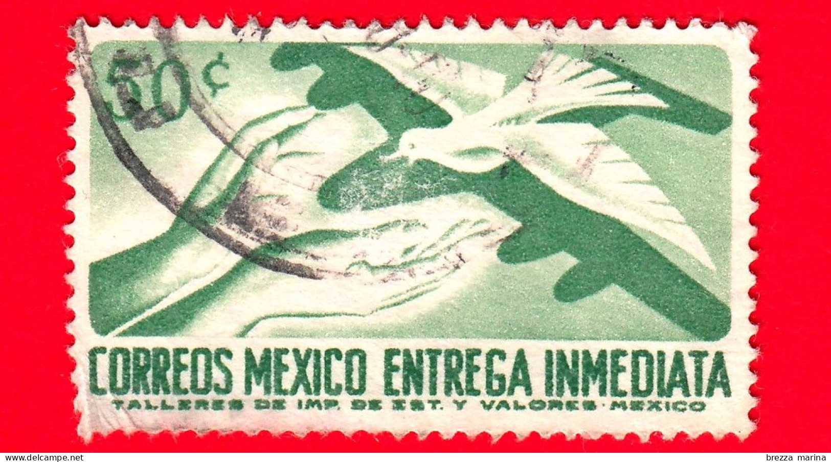 MESSICO - Usato - 1971 - Mani E Colomba - Entrega Inmediata - 50 - Mexico