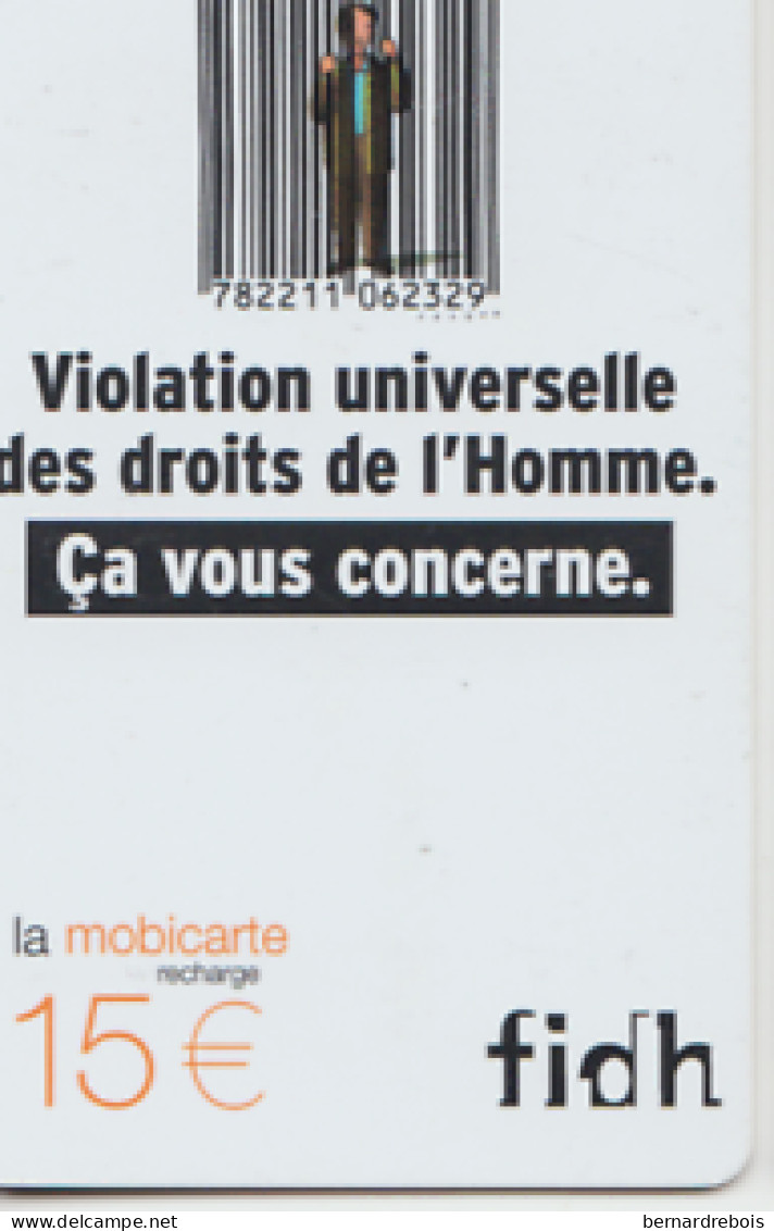 TC17 - MOBICARTE DROIT DE L'HOMME, Pour 1 € - Non Classificati