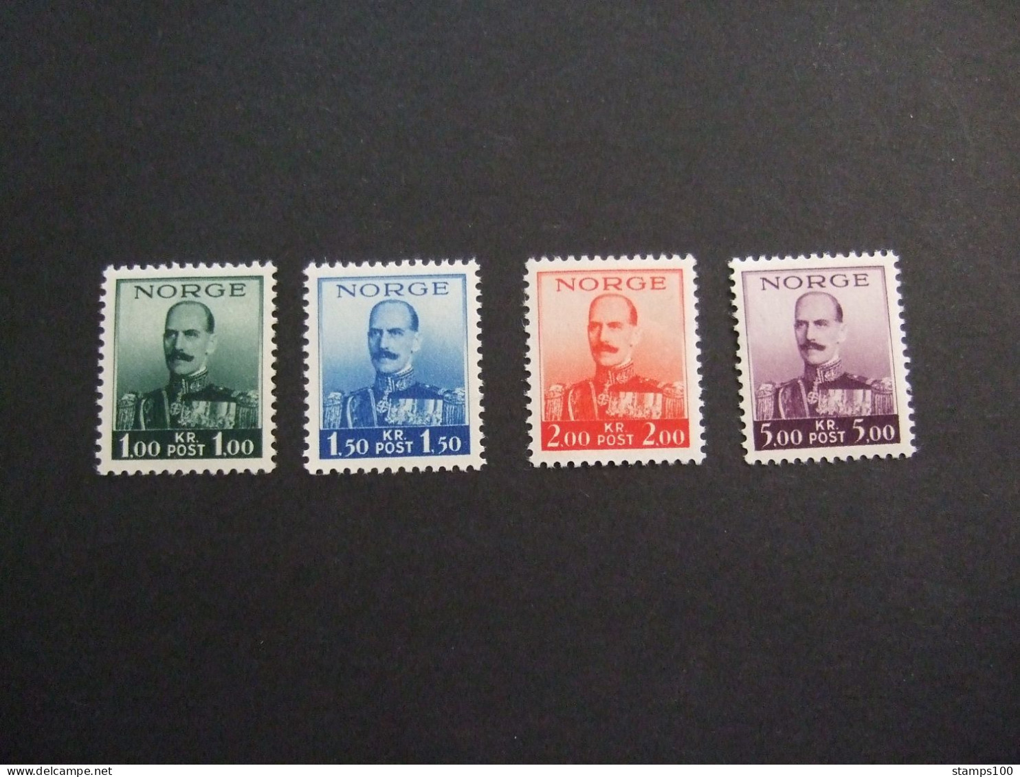 Norway 1937 King Haakon VII Unmounted Mint. MNH**  (A29-03-tvn) - Unused Stamps