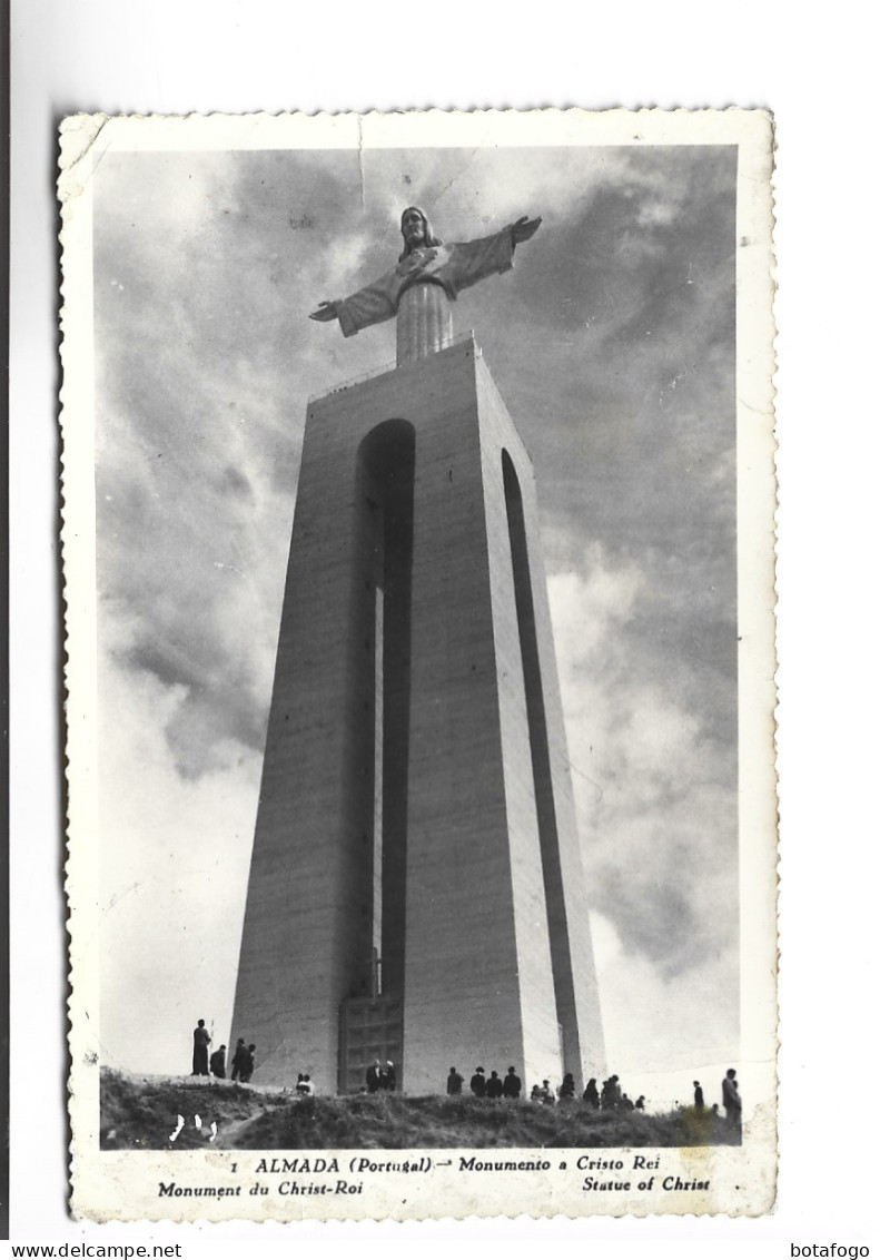 CPA  PHOTO ALMADA , MONUMENTO A CRISTO REI - Otros & Sin Clasificación