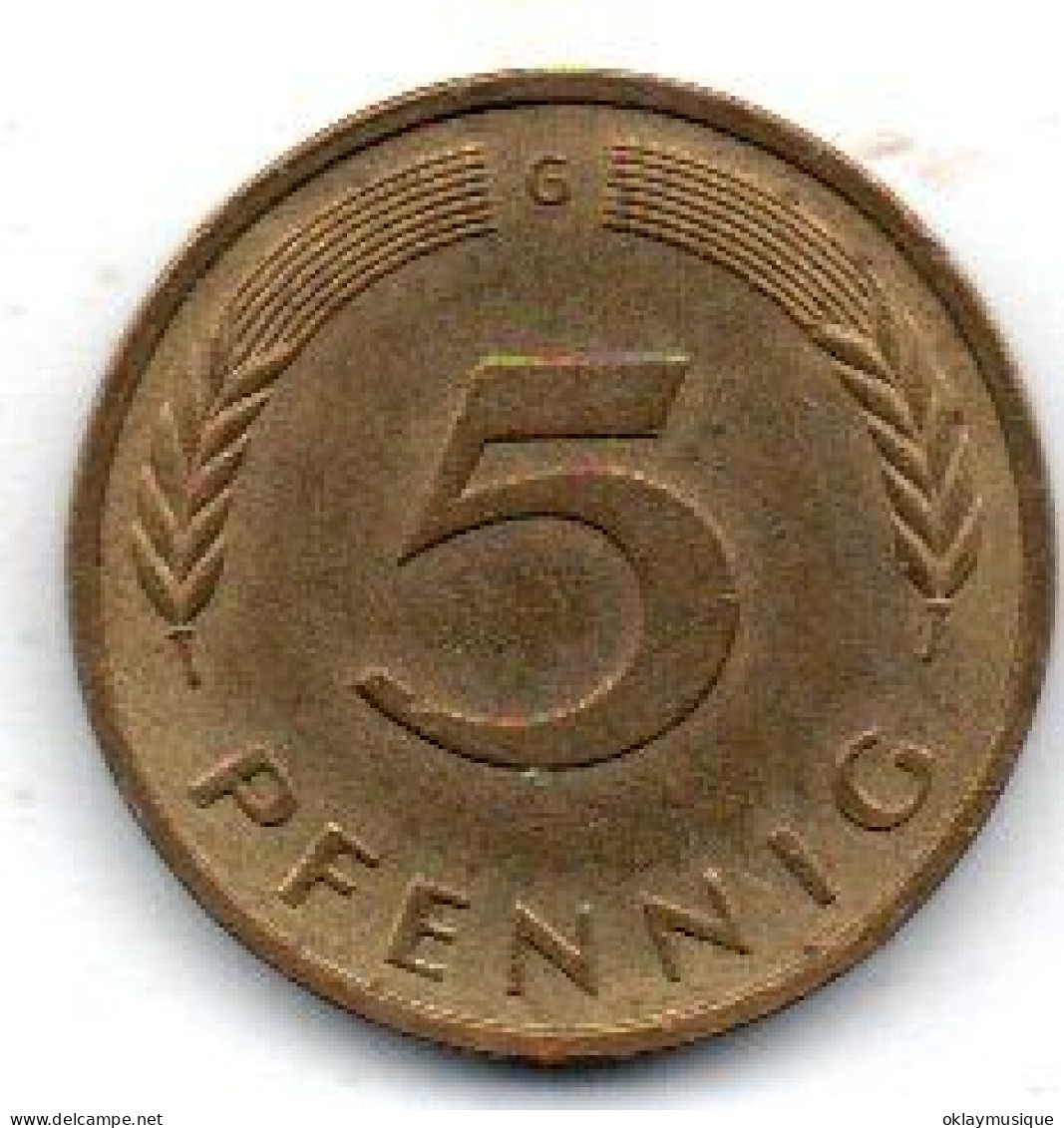 5 Pfennig 1980G - 5 Pfennig