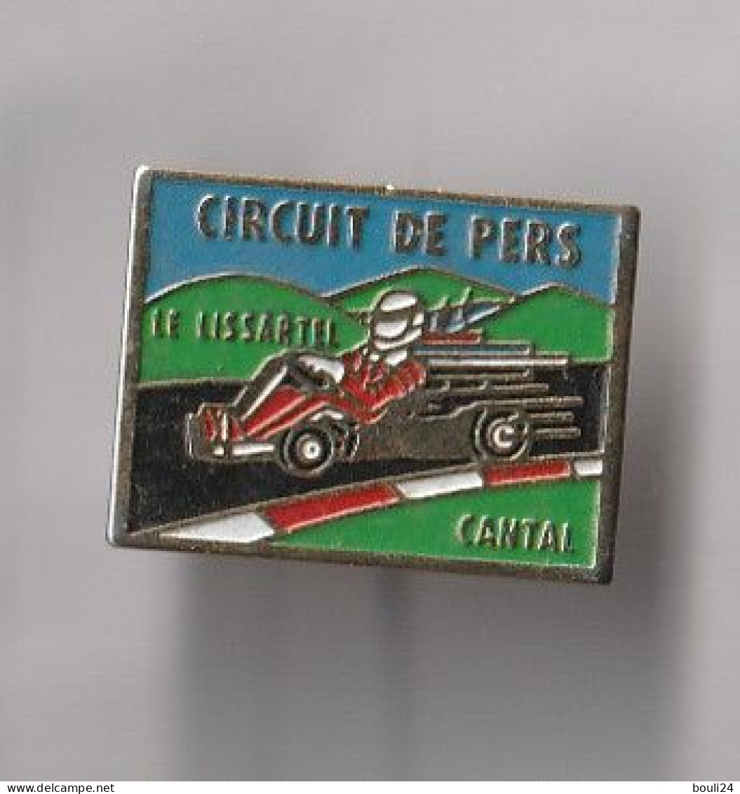 PIN'S  THEME KARTING  CIRCUIT DE PERS  LISSARTEL  DANS LE CANTAL - Automobile - F1