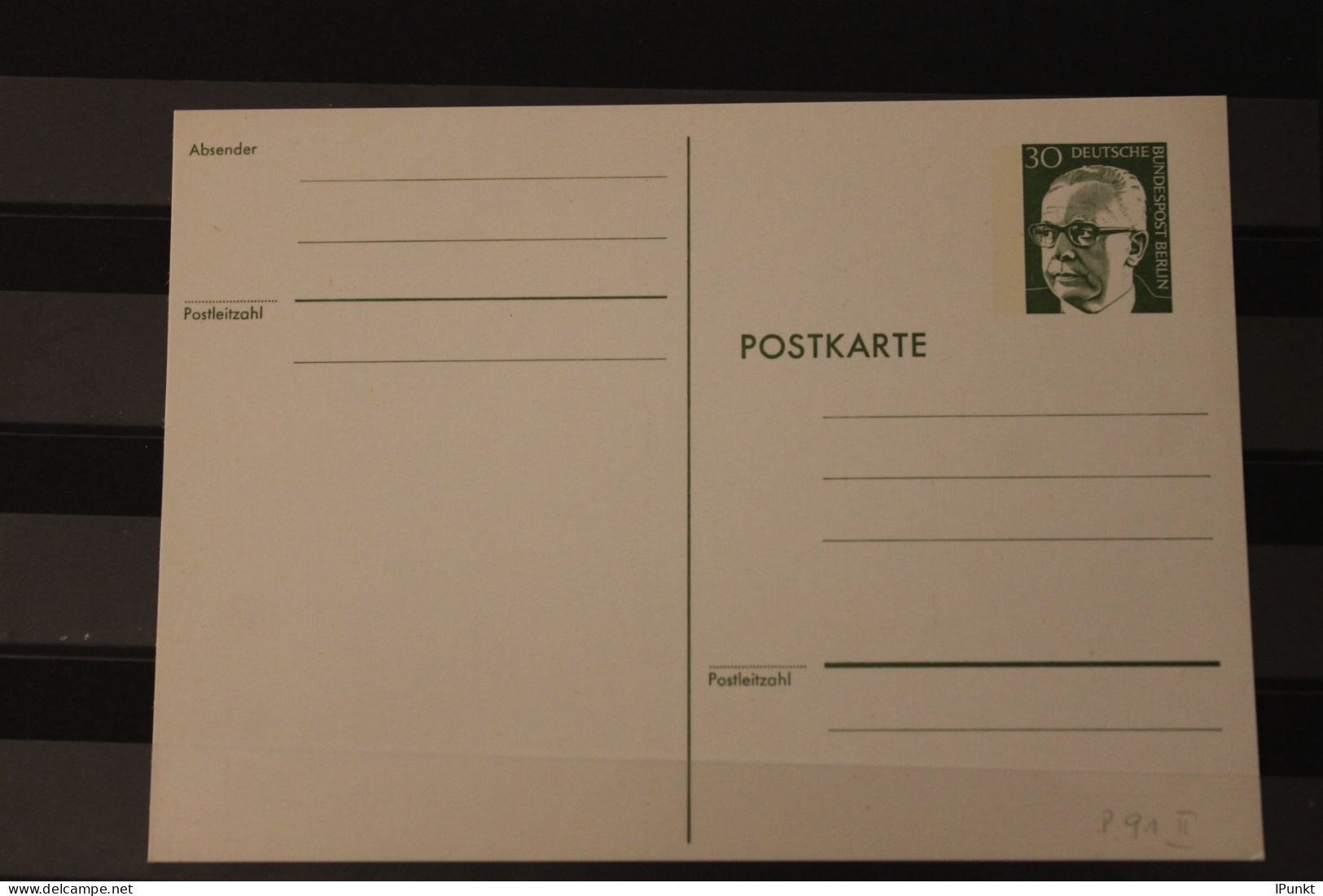 Berlin 1973; Ganzsache G. Heinemann Postkarte   P 91 II; Ungebraucht - Postkaarten - Ongebruikt