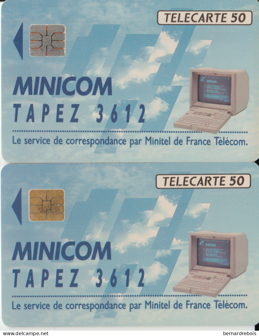 TC17 - F271C Et F271B - MINICOM 1, Pour 1 € - Per Cellulari (ricariche)