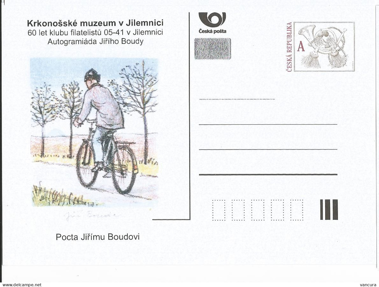 CDV C Czech Republic Jiri Bouda Exhibition In Jilemnice 2012 - Ciclismo