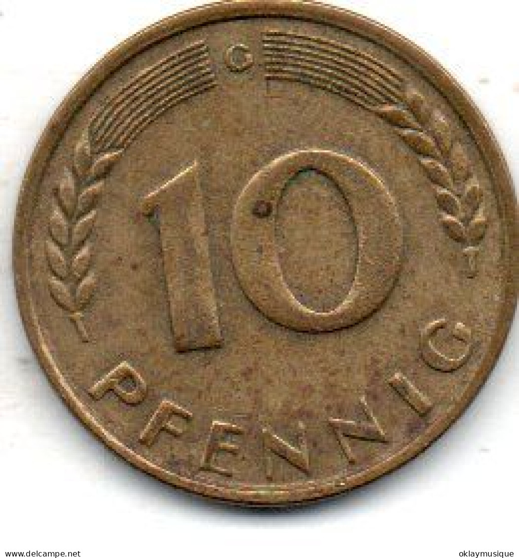 10 Pfennig 1949G - 10 Pfennig