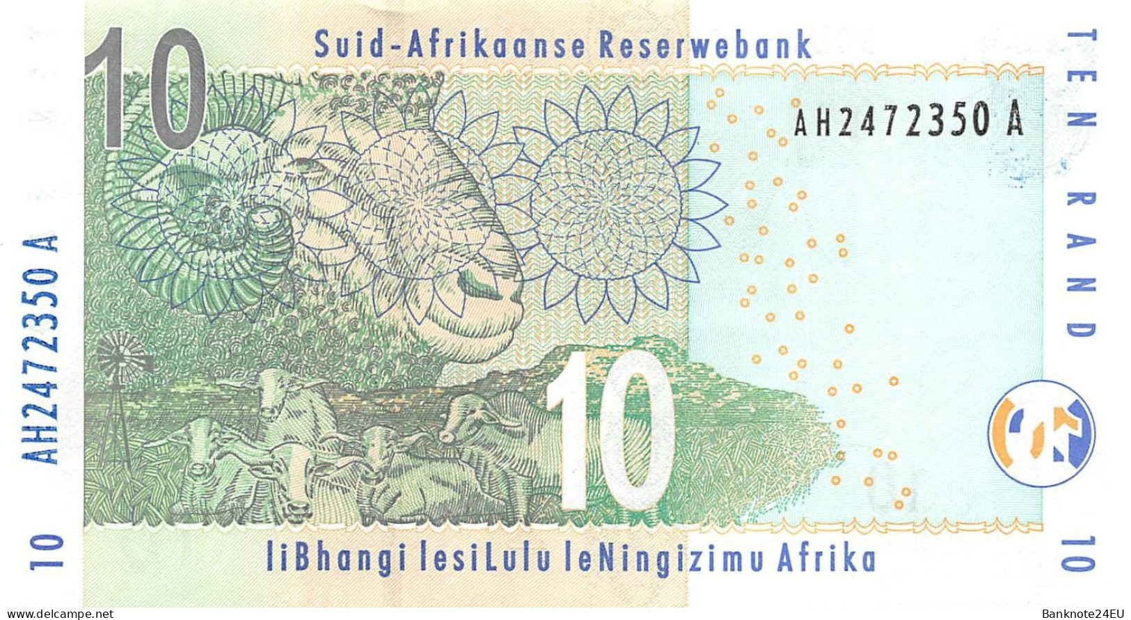 South Africa 10 Rand 2005 Unc Pn 128a - Zuid-Afrika