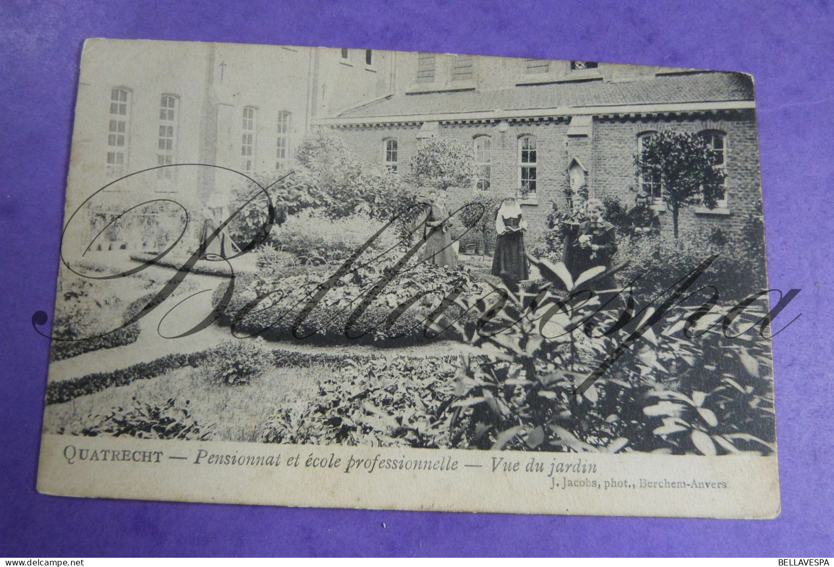 Kwatrecht St Lodewijks Gesticht Tuin  Wetteren/ 1908 - Wetteren