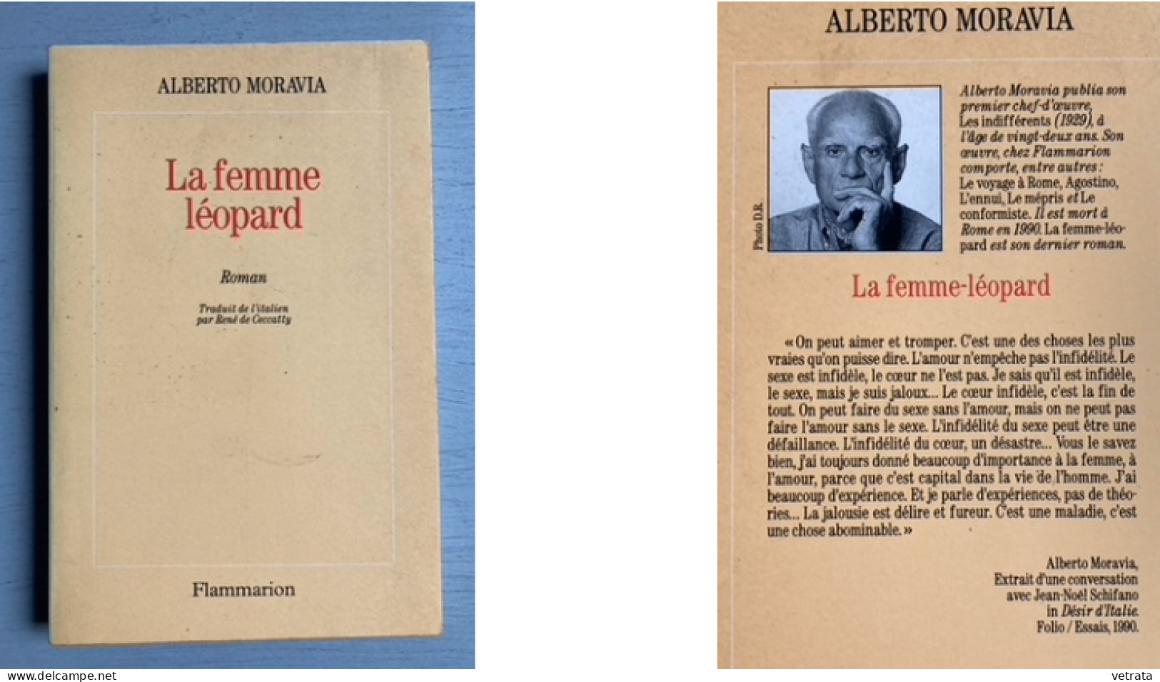 Alberto Moravia : 8 Livres (2 Grands Formats & 6 Collection De Poche, J’ai Lu & Garnier Flammarion) = L’homme Qui Regard - Bücherpakete