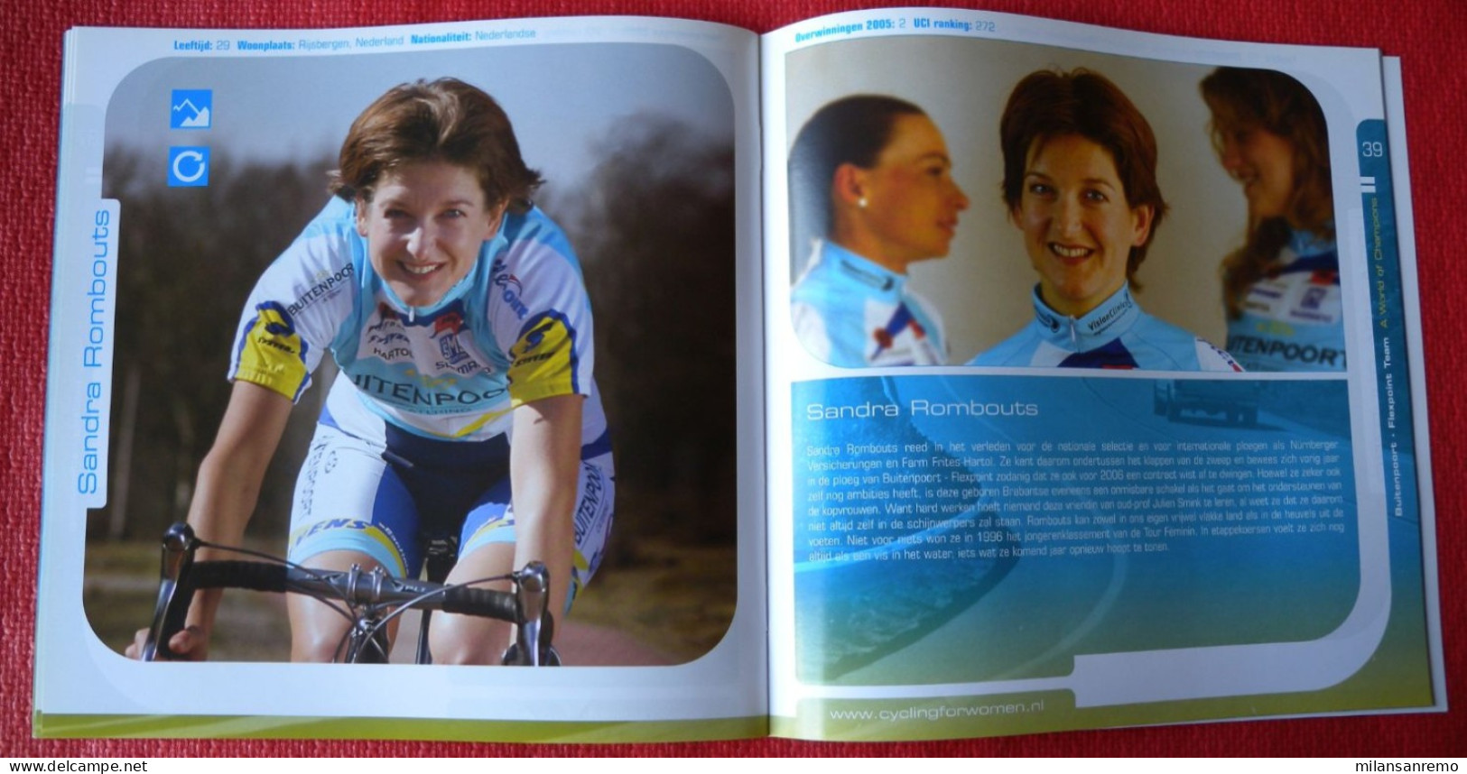 CYCLISME: CYCLISTE : LIVRET DE PRESENTATION EQUIPE FEMINE BUITENPOORT FLEXPOINT 2006 - Wielrennen