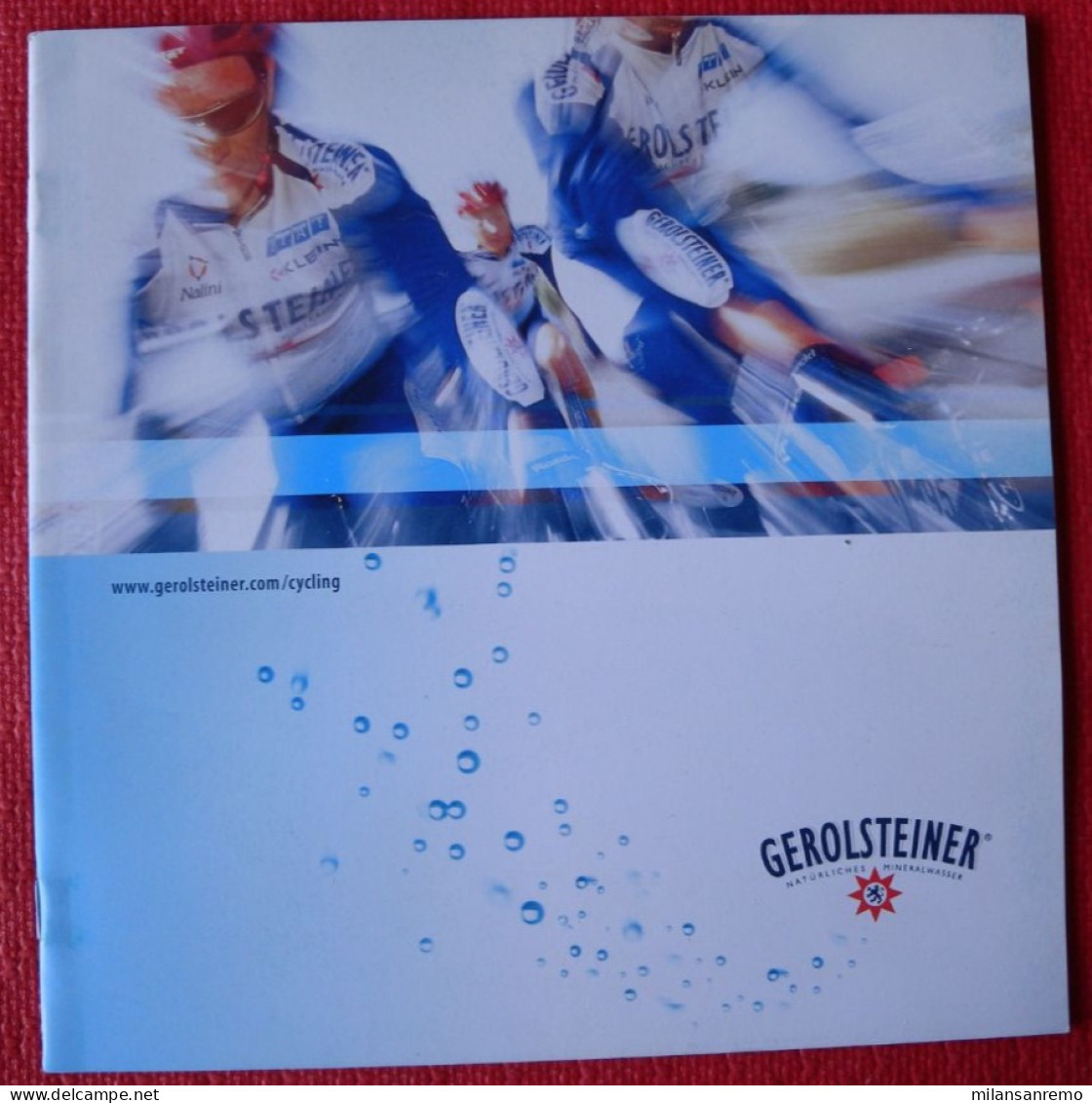 CYCLISME: CYCLISTE : LIVRET DE PRESENTATION EQUIPE GEROLSTEINER 2002 - Cyclisme