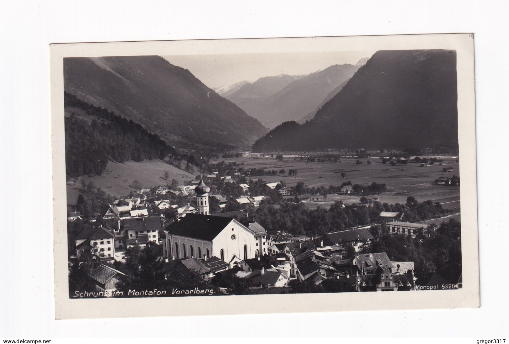 E5753) SCHRUNS Im Montafon - Voarlberg - Kirche U. Häuser Mit Weiblick ALT! - Schruns