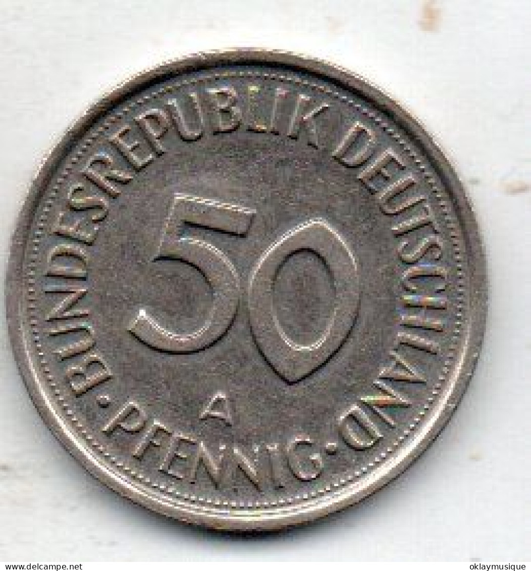 50 Pfennig 1990A - 50 Pfennig