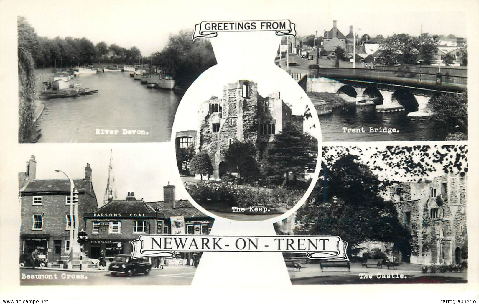 England Greetings From Newark-on-Trent Multi View - Altri & Non Classificati