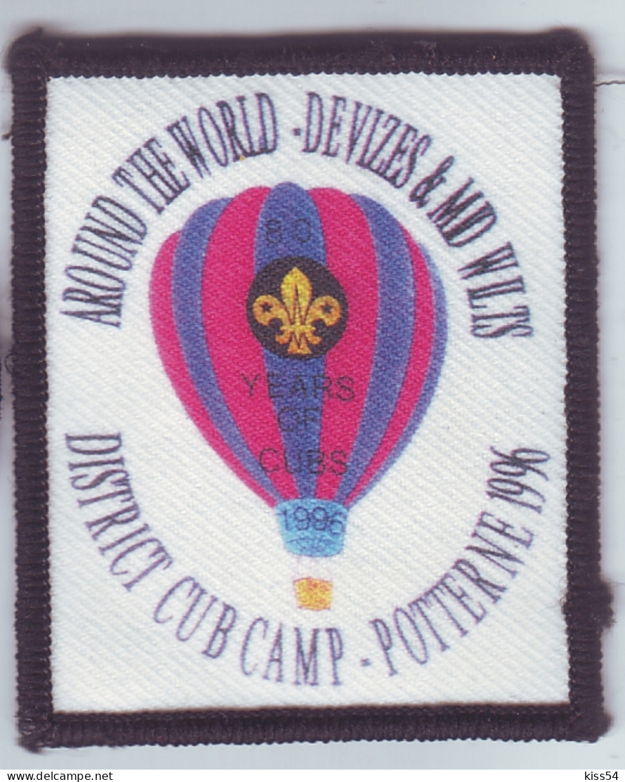B 22 - 22 ENGLAND Scout Badge - Potterne - 1996 - Scouting