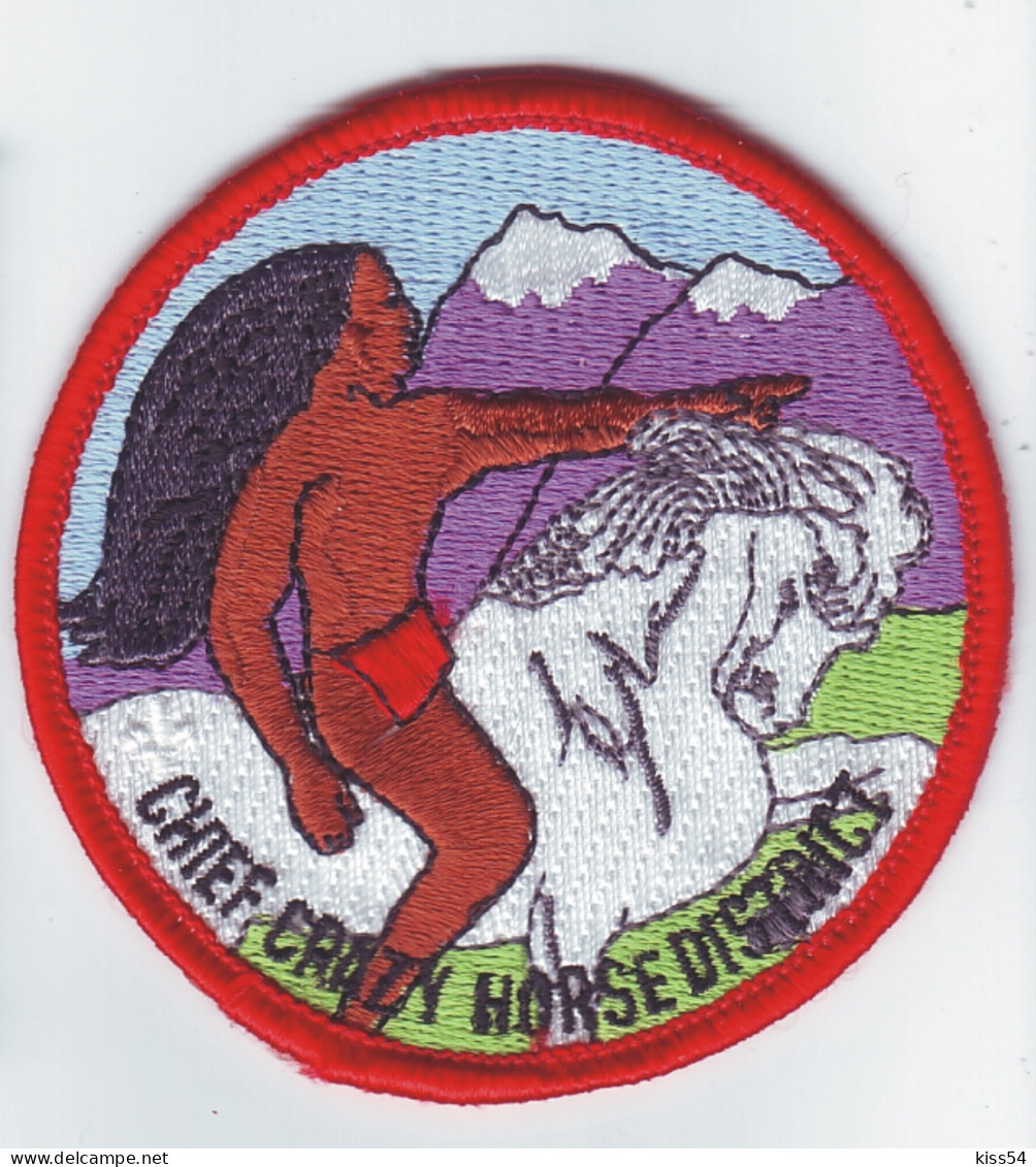 B 22 - 11 USA Scout Badge - Chief Crezy Horse District, SOUTH DAKOTA  - Scoutismo