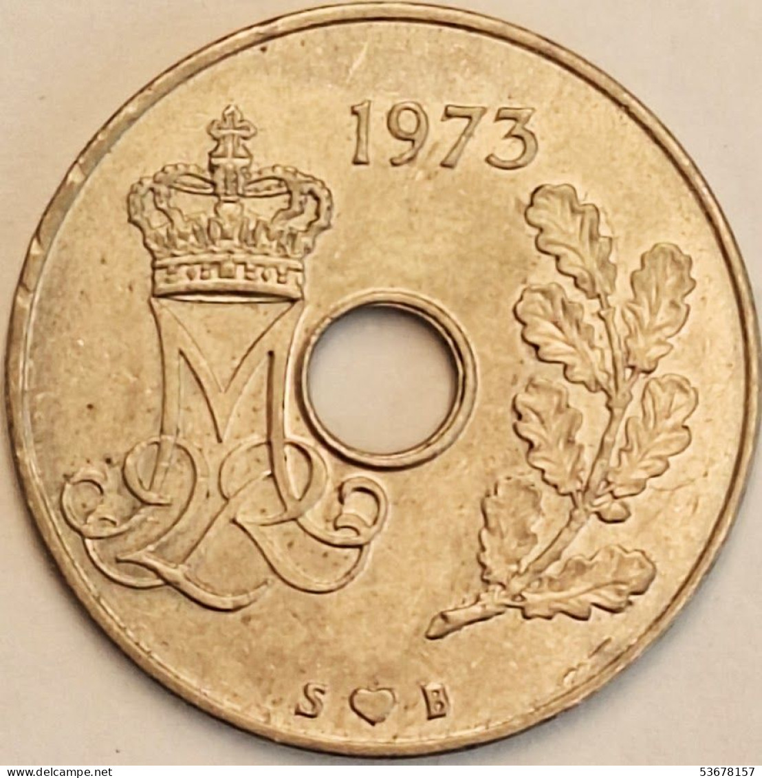 Denmark - 25 Ore 1973, KM# 861.1 (#3761) - Danemark