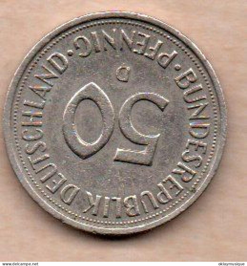 50 Pfennig 1991D - 50 Pfennig