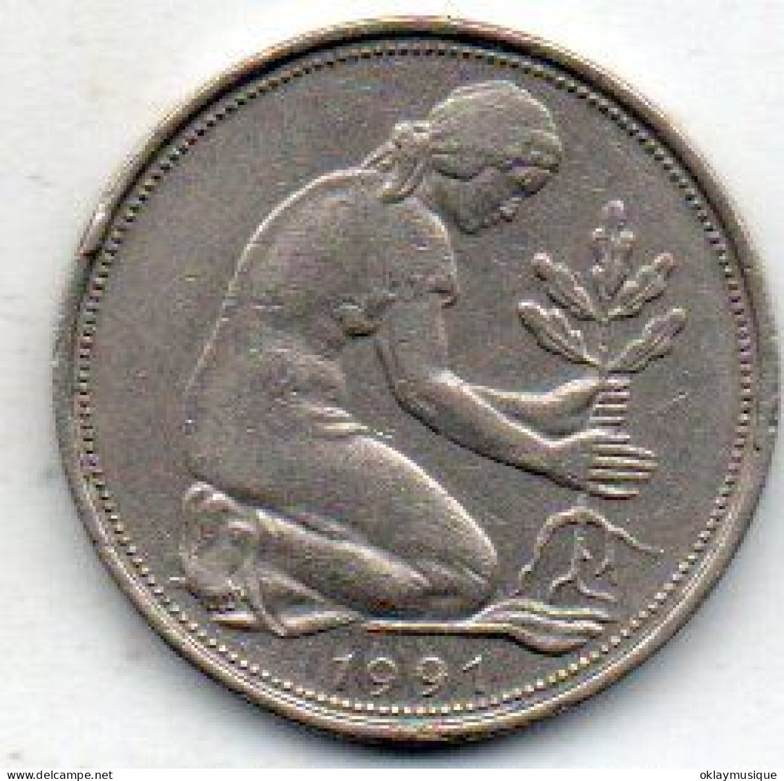 50 Pfennig 1991D - 50 Pfennig