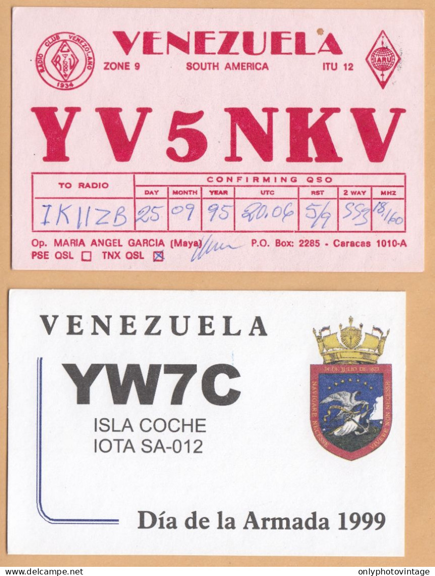 Venezuela, Lot 6 QSL Radio Cards - Radio Amatoriale