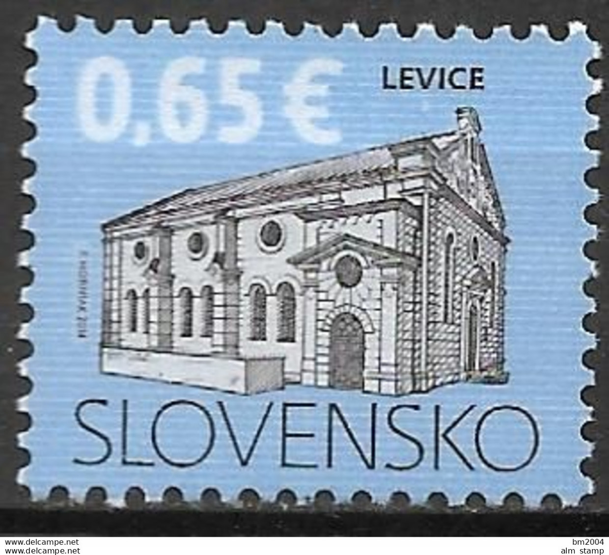 2014 Slowakei  Mi. 726**MNH   Synagoge Von Levice - Nuevos