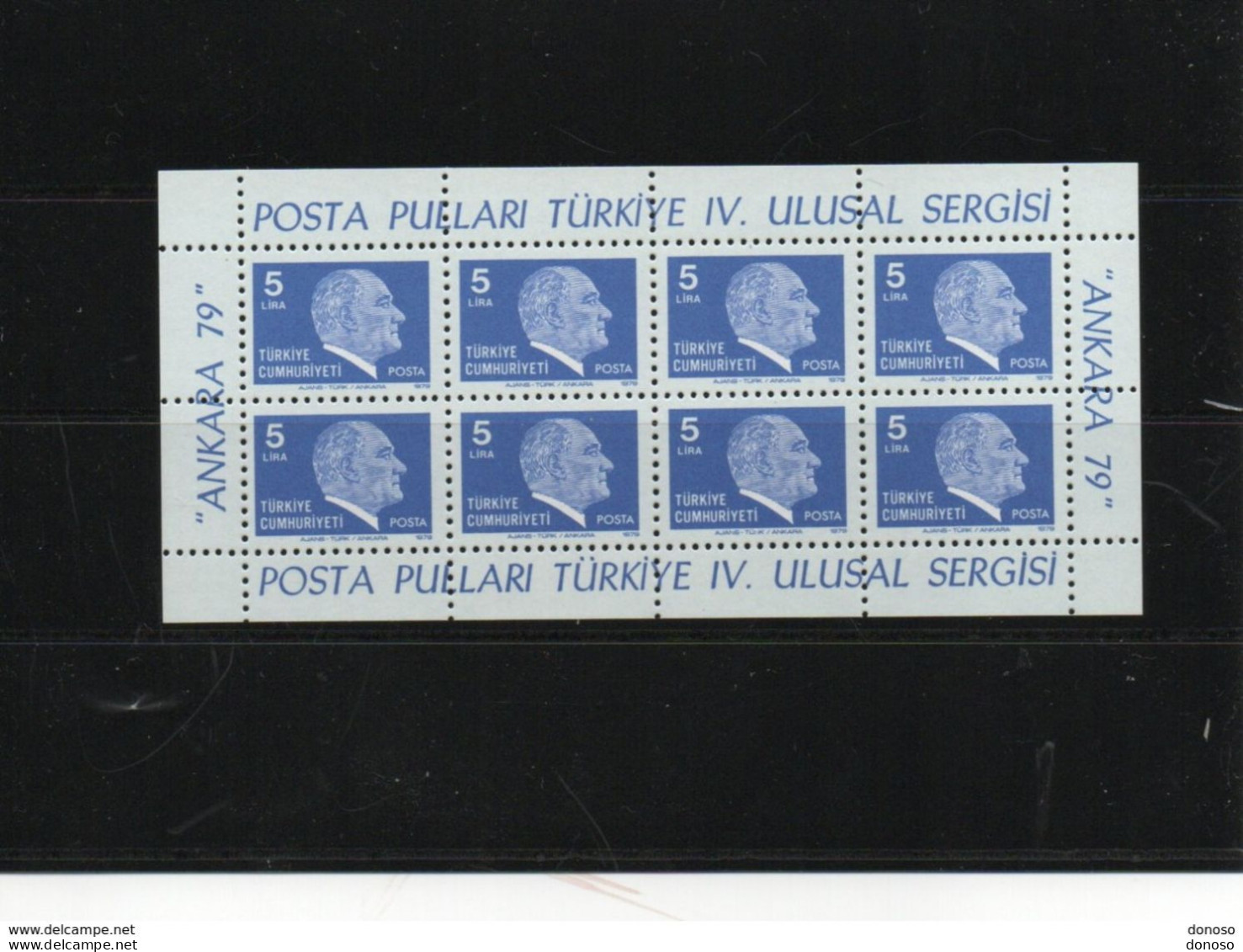 TURQUIE 1979 ATATÜRK Yvert BF 20 NEUF** MNH Cote 4 Euros - Unused Stamps