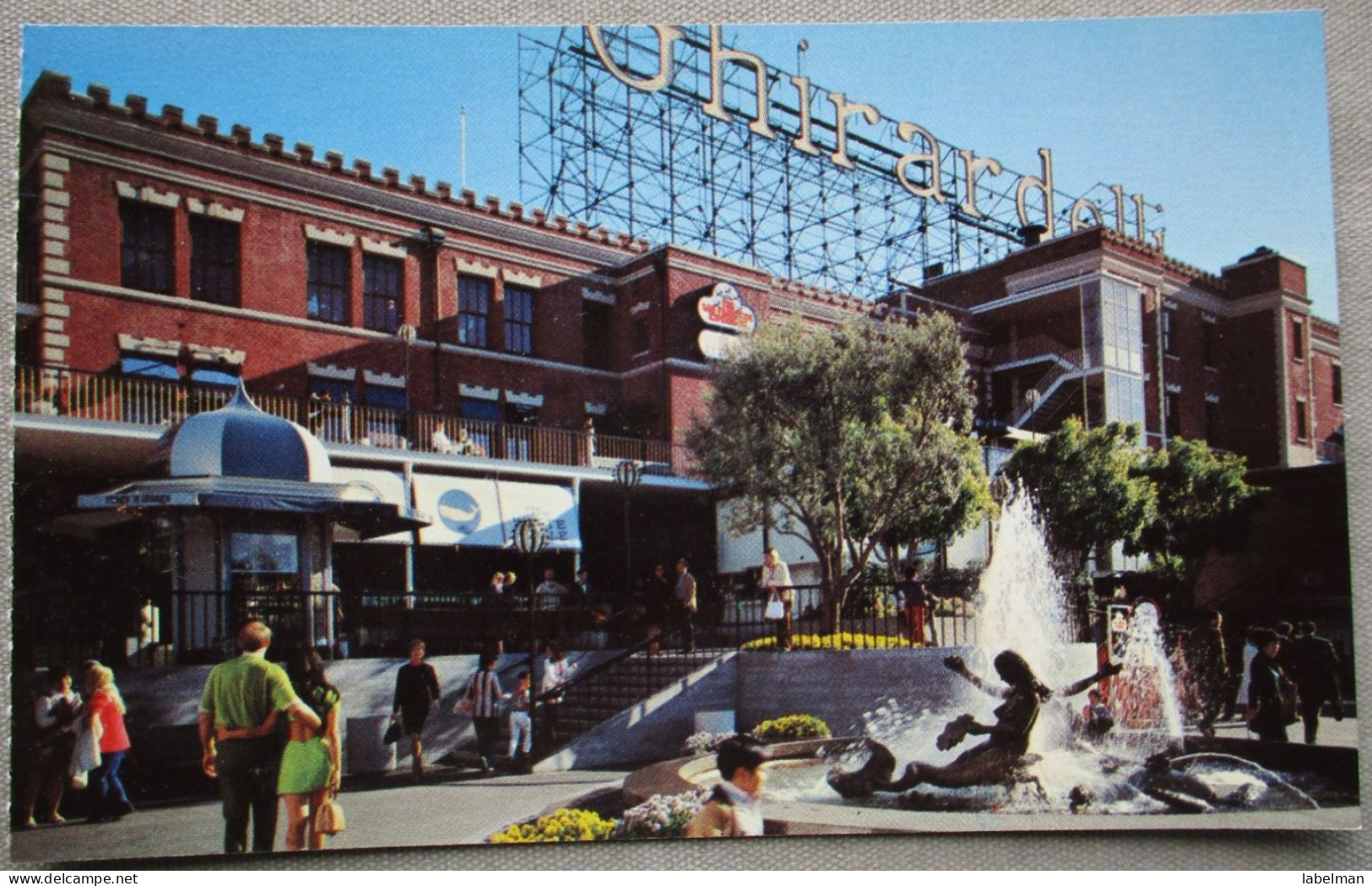 USA UNITED STATES CALIFORNIA SAN FRANCISCO SHIRARDELLI SQUARE ANSICHTSKARTE CARTOLINA POSTCARD CARTE POSTALE POSTKARTE - San Francisco