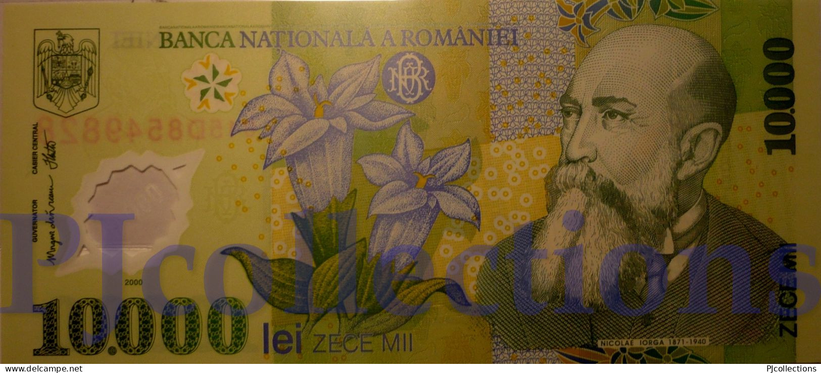 ROMANIA 10000 LEI 2000 PICK 112b POLYMER UNC - Roumanie