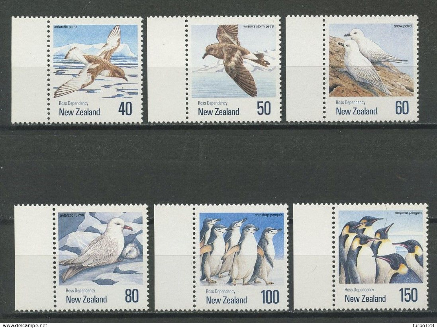 Nlle ZELANDE 1990  N° 1088/1093 ** Neufs MNH Superbes C 12 €  Faune OiseauxManchots Pétrel Birds Fauna Animaux - Ungebraucht