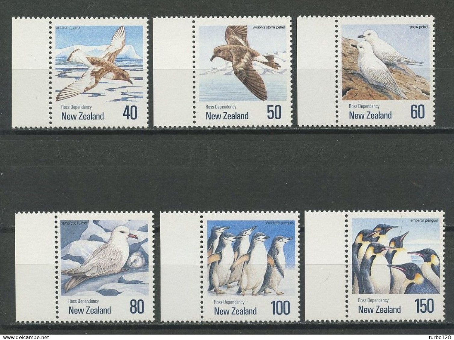 Nlle ZELANDE 1990  N° 1088/1093 ** Neufs MNH Superbes C 12 €  Faune OiseauxManchots Pétrel Birds Fauna Animaux - Unused Stamps