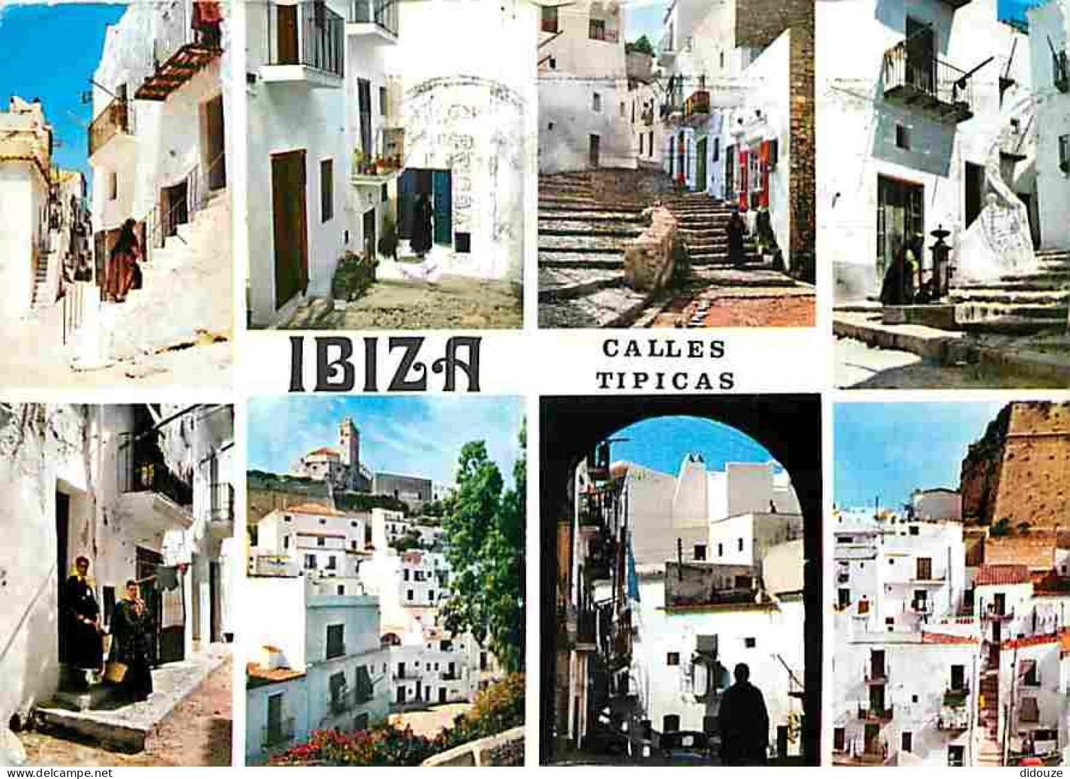 Espagne - Ibiza - Calles Tipicas - Multivues - CPM - Voir Scans Recto-Verso - Ibiza