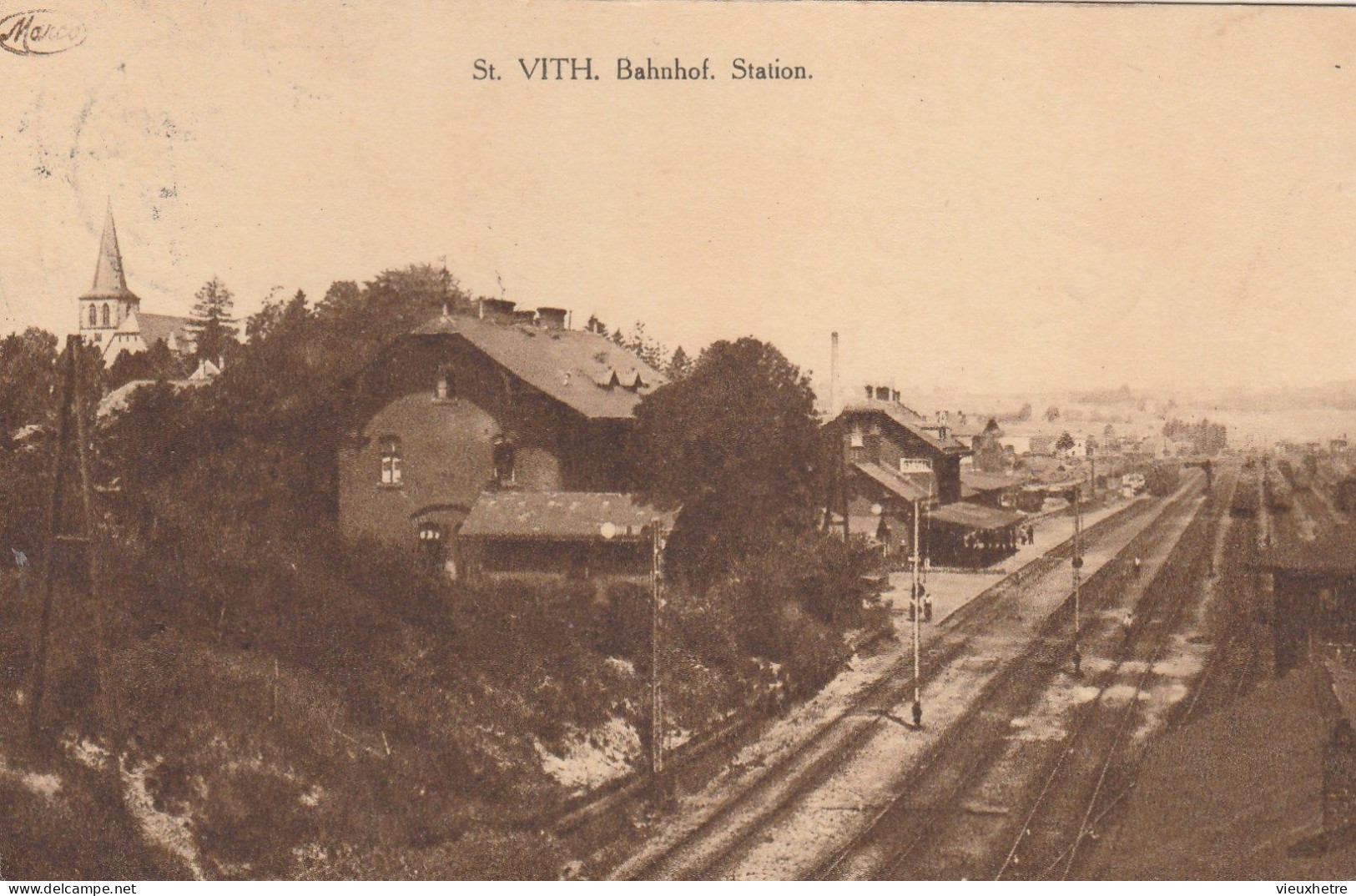 Saint Vith Sankt Vith  St Vith  Gare Bahnhof Statie Station - Saint-Vith - Sankt Vith