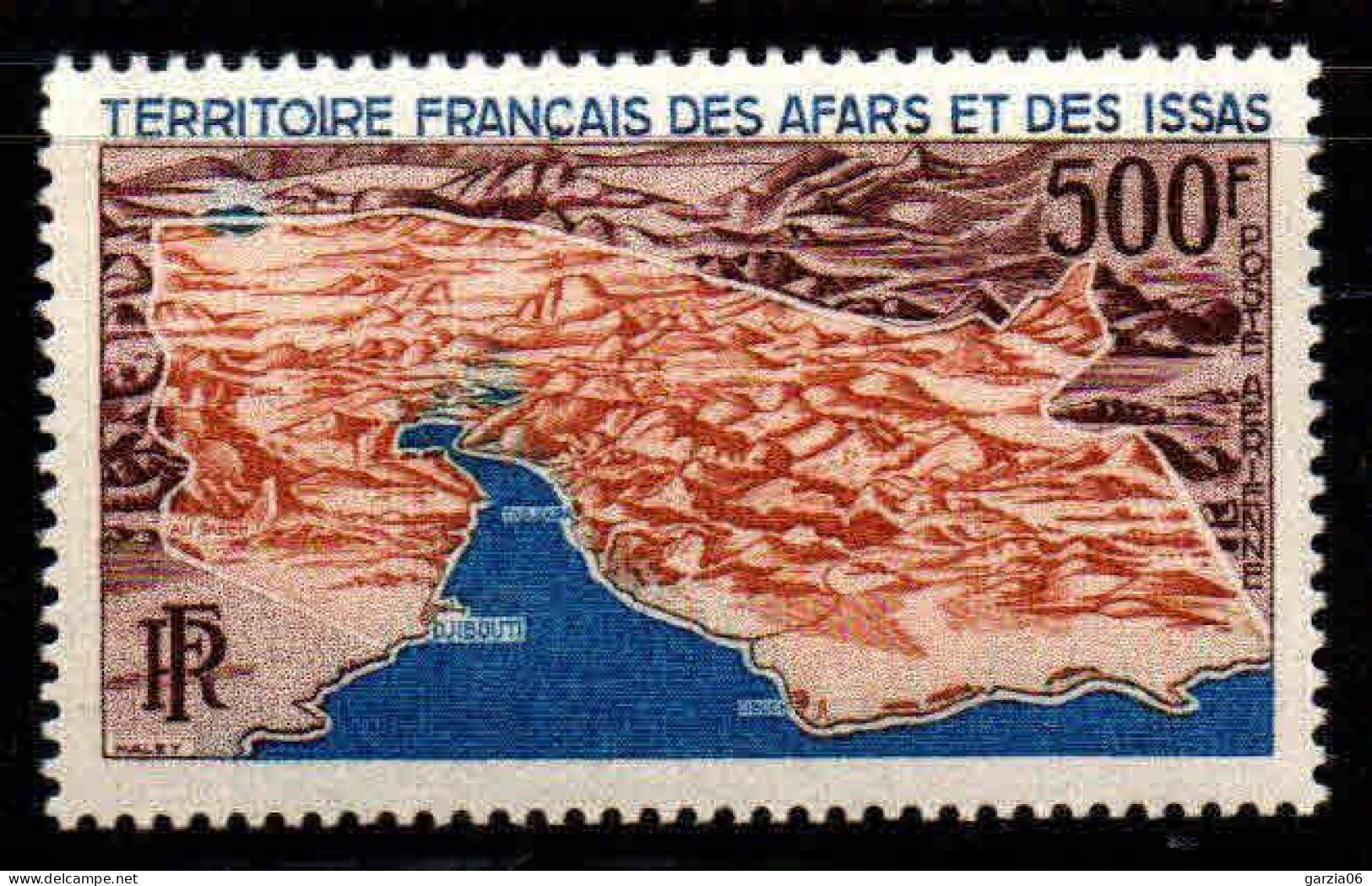 Afars Et Issas - TOM - 1968 - Carte Du Territoire - PA 59  - Neufs * - MLH - Neufs