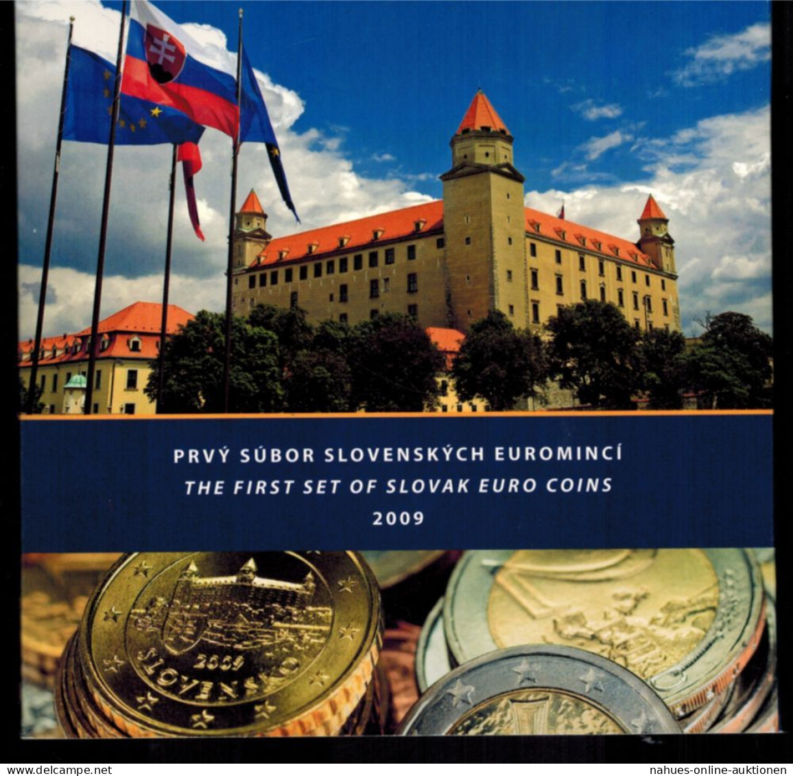 Münzen Slowakei 2009 Offizieller Kursmünzensatz Mit Zusätzlicher Silbermedaille - Slovaquie