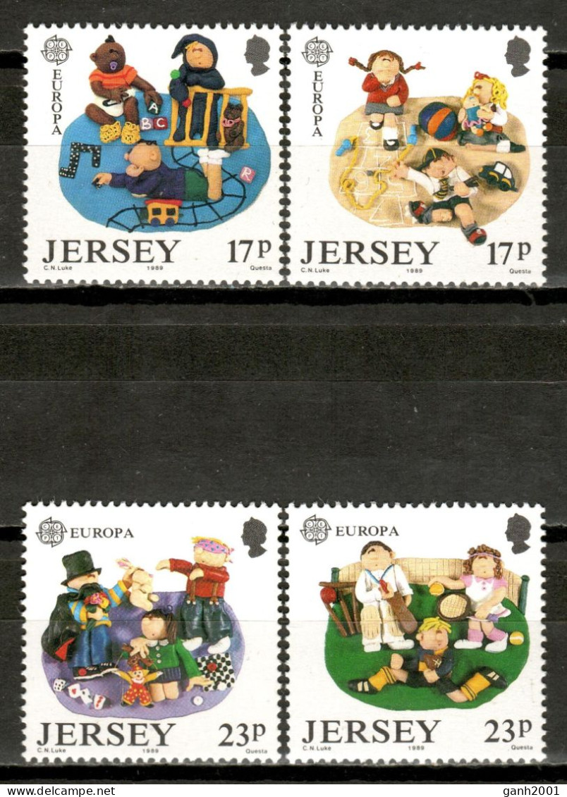Jersey 1989 / Europa CEPT Children's Games & Toys MNH Juegos Infantiles Y Juguetes Kinderspiele / Lm20  10-11 - 1989