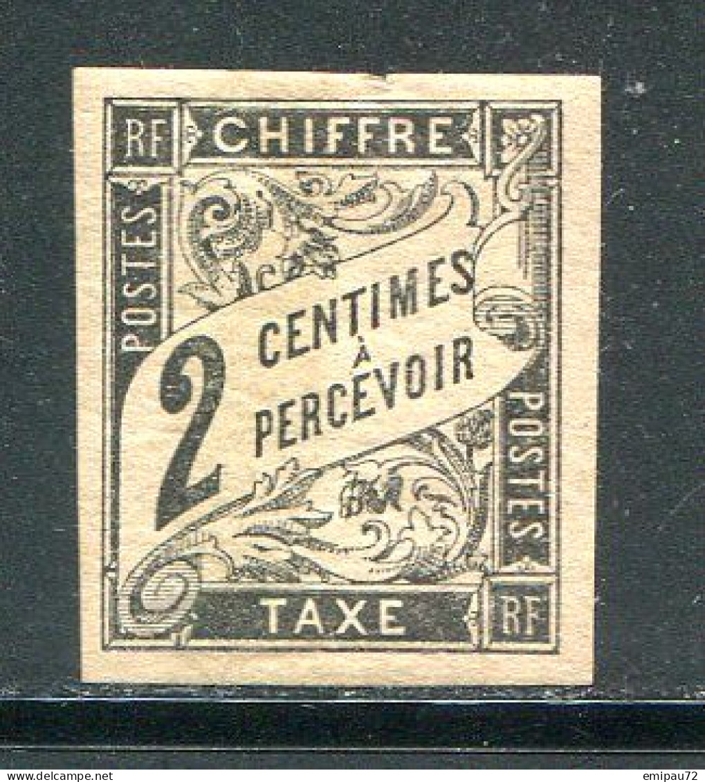 COLONIES GENERALES- Taxe Y&T N°2- Neuf Avec Charnière * - Postage Due