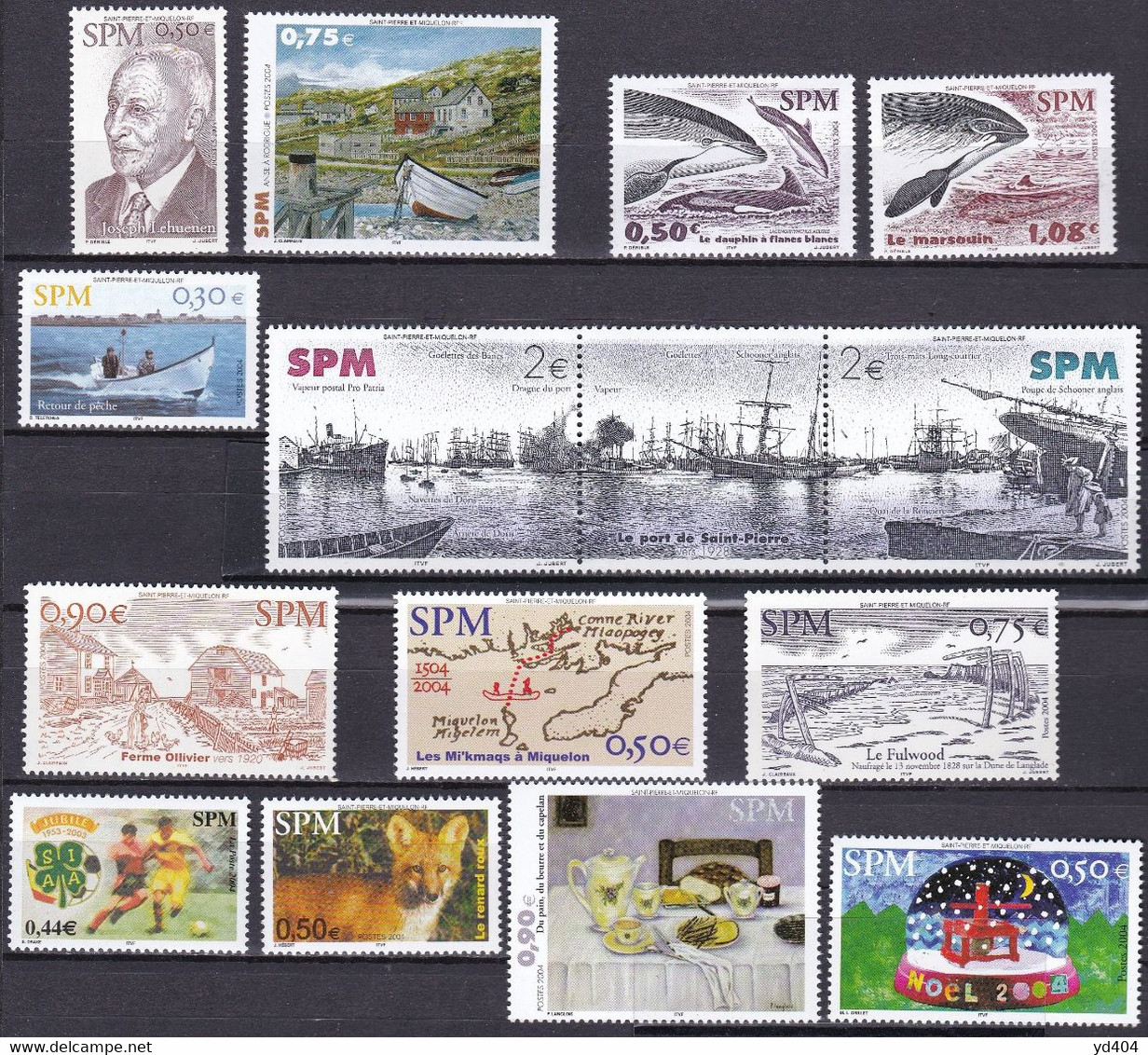 PM-235 – ST PIERRE & MIQUELON – 2004 – COMMEMORATIVE ISSUES – Y&T # 788809 MNH 43,60 € - Neufs