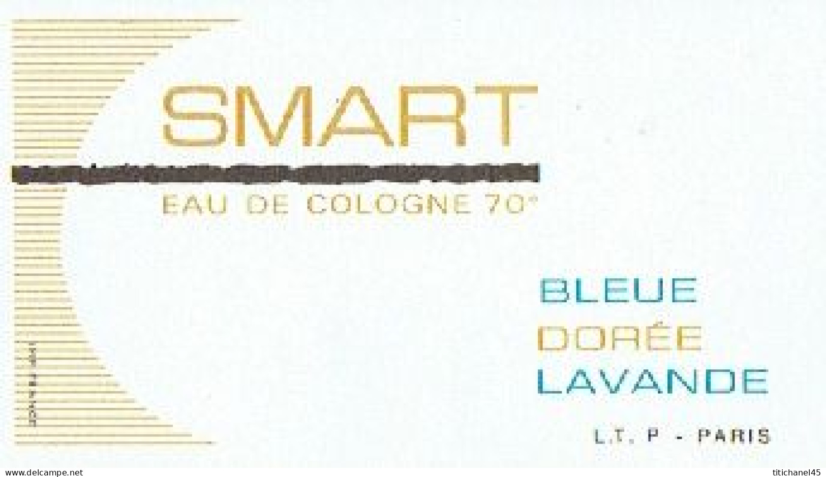 Carte Parfum SMART  De L.T. PIVER - Vintage (until 1960)