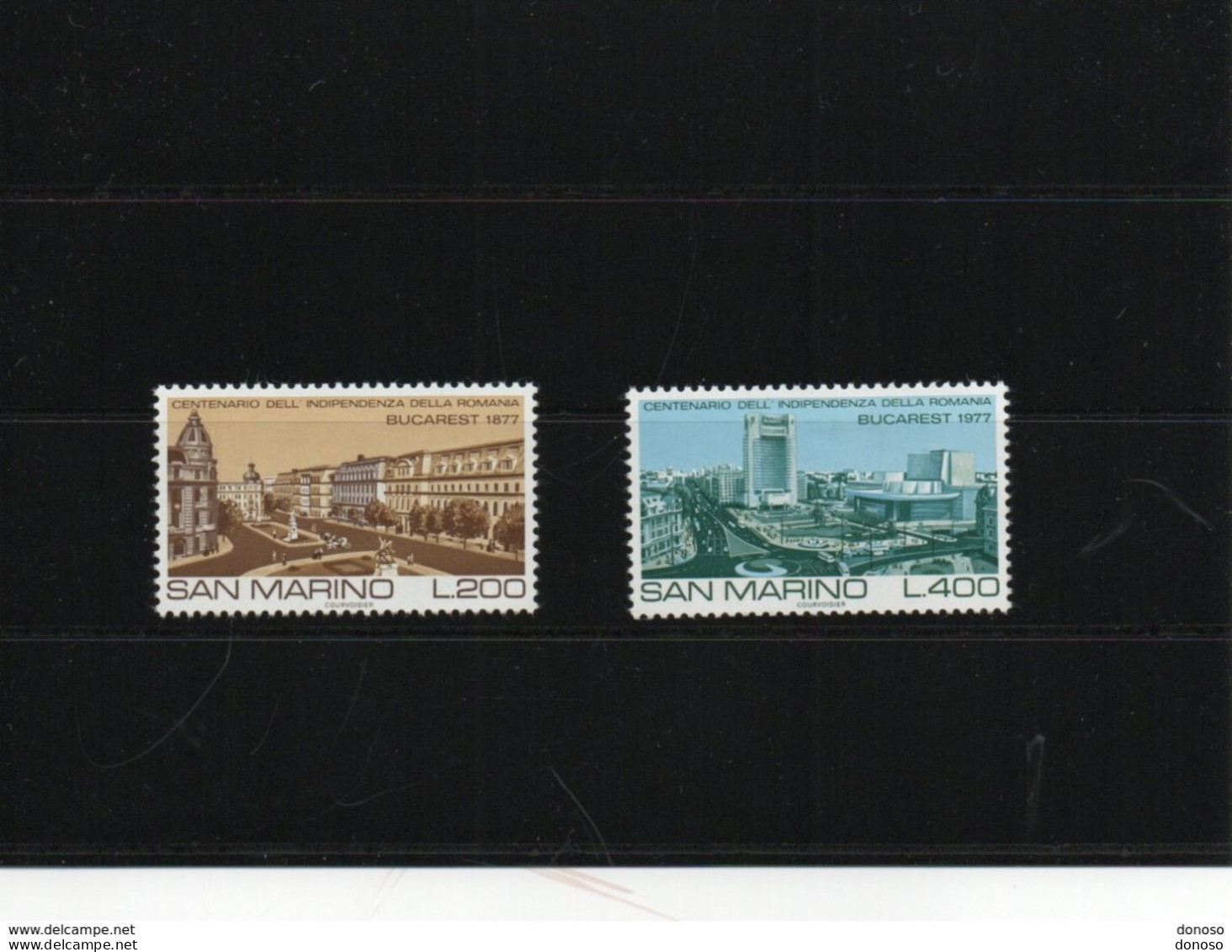 SAINT MARIN 1977 BUCAREST Yvert 947-948 NEUF** MNH - Nuevos